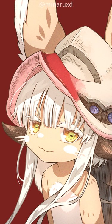 nanachi (made in abyss) animal ears furry 1other yellow eyes looking at viewer whiskers solo  illustration images