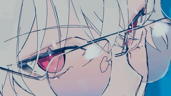 メイクしてるっぽく描くの大好きマン 