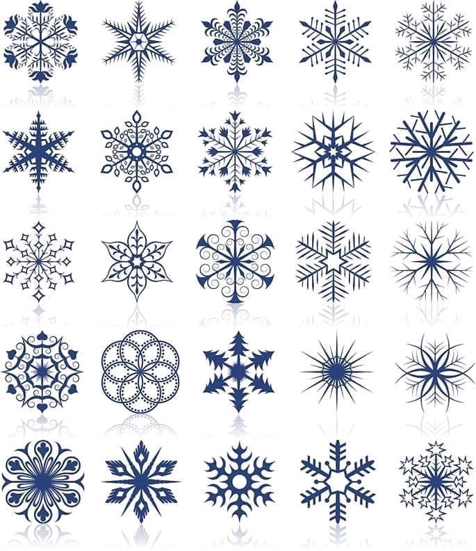 İlâhi sanat tecellileri...
Kar taneleri...