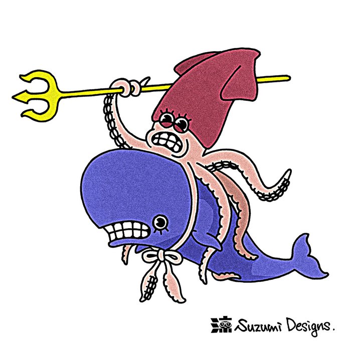 ダイオウイカのtwitterイラスト検索結果