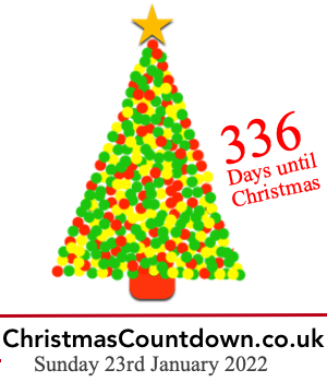 2022 Christmas Countdown Planner Christmascountdown On Twitter: "23Rd January 2022, 336 Days To Go! For All  The Latest #Christmas News, Planning Tips And #Competitions See  Https://T.co/Ld4Ontryr6 Https://T.co/4Pbfw69Sk4" / Twitter