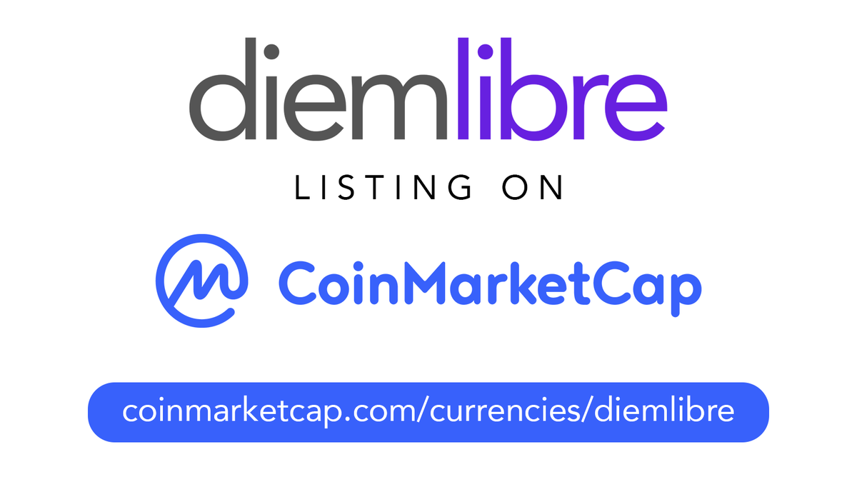 diemlibreio's tweet photo. Hello Team $DLB,
You asked for it and we gave it to you.

$DLB is now Listed on @CoinMarketCap

https://t.co/sbn3wcokt5 

We will be updating $DLB info regularly, please stay tuned!
The Future of Privacy is here, the rest is up to you.

#dlb #cmc https://t.co/91yhC7kH0C