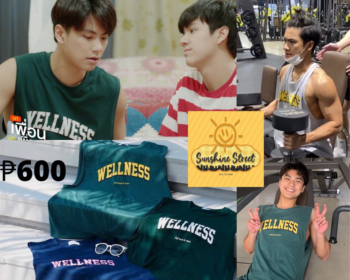 Sunshinestph's tweet photo. 💘WELLNESS Shirt (worn by Ohm Pawat)

₱600 ea ALL-IN + LSF

DOO: until OOS
DOP: 1/30/22 4pm

Order Link : https://t.co/CR5SJcE1ED https://t.co/xoYPmDyFaR