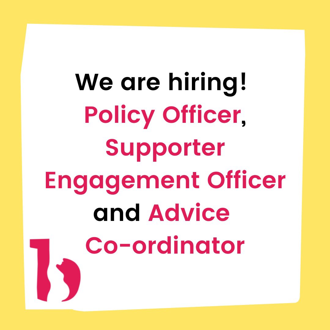 We’ve got a big year ahead at Birthrights, and now is the time to join us. Our current vacancies: 👉Policy Officer 👉Supporter Engagement Officer 👉Advice Co-ordinator If you are passionate about what we do, we want to hear from you. Find out more: birthrights.org.uk/2022/01/18/we-…