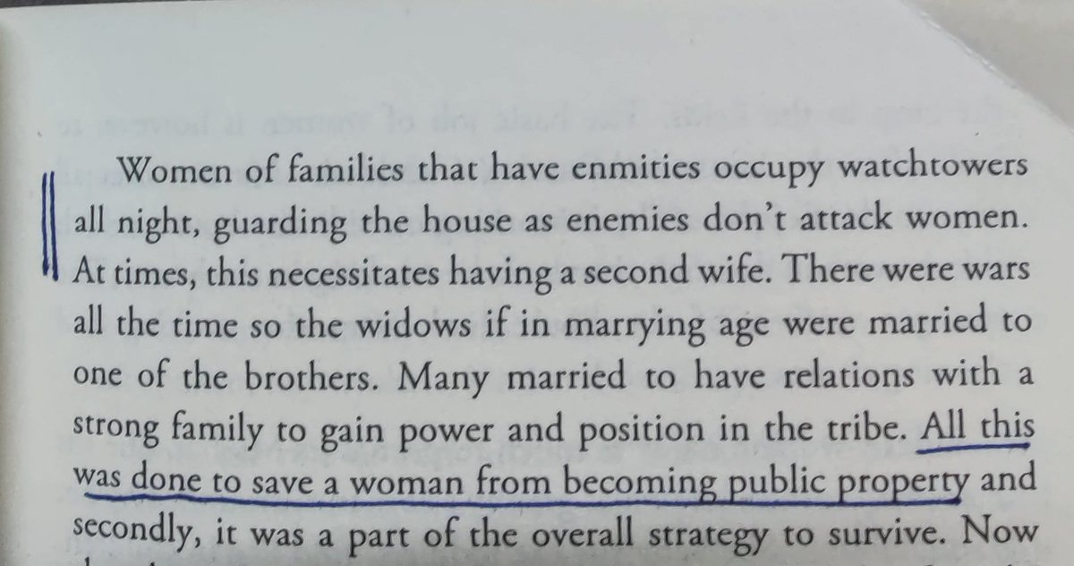 DiaryWaziristan's tweet photo. Reading #Cheegha by #GhulamQadir . Mentions custom of #MohsinDawar Village n Elders!Churning a liberal view but says Women guarding watch towers while men asleep!second wife required for watch tower sentry n women used to check if area around house wasnt mined! Our Past ! https://t.co/AAP35ZdGWC