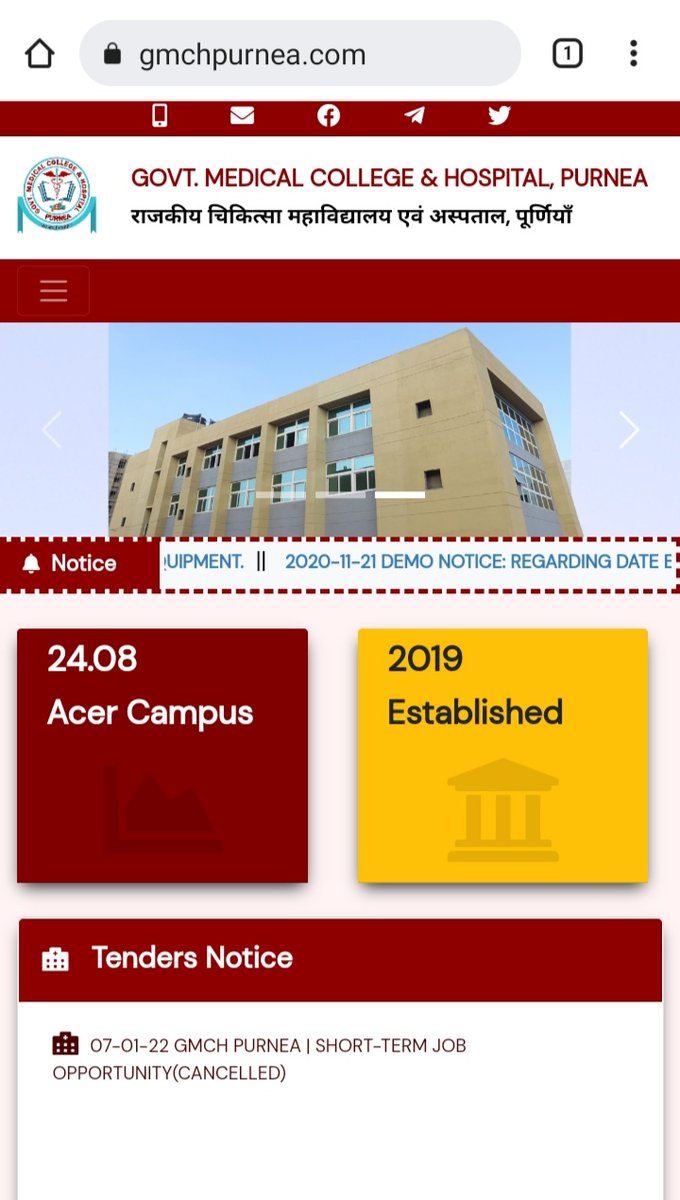 Kishan_kkm's tweet photo. Fulfill your promises @mangalpandeybjp @JPNadda @BJP4India @BJP4Bihar 
You promised to #StartPurneaMedicalCollege from 2021-22 session but till now due to your  ignorance GMCH, PURNEA could not get approval from NMC. We NEETUG 2021 aspirants demand its approval for 2021-22 . https://t.co/okuAMSeB7R