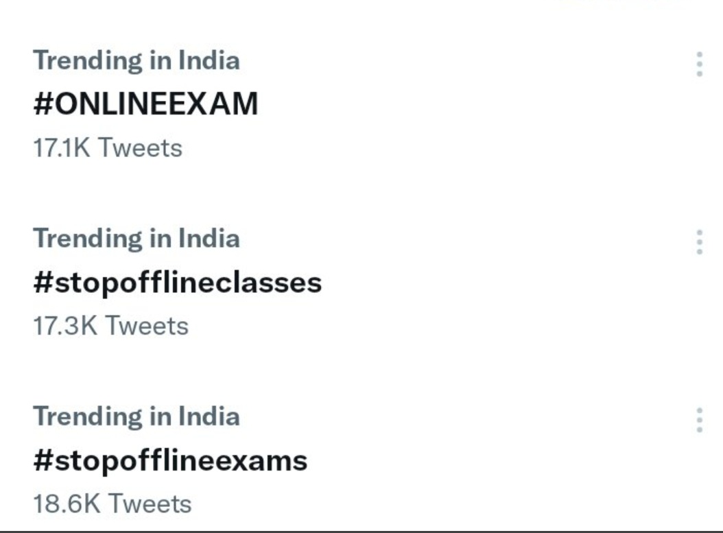 Thv3218's tweet photo. Just keep the boards online or cancell it.#cancelboardexams2022 #cancelboardpariksha #ONLINEEXAM @VarshaEGaikwad https://t.co/xvaENt9b7Y