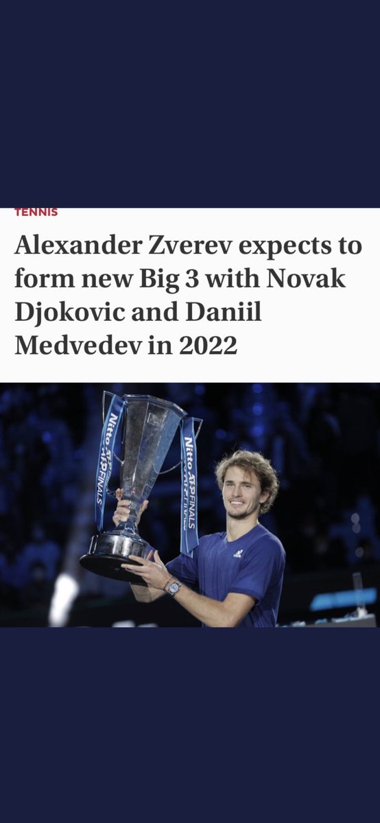 Big3 olacak adam Nadal gibi 18’inde, Djokovic gibi 19’unda slam alır. Federer gibi 20 yaşında en prestijli slam’e ambargo koyar. 30’unuza geldiniz hala icraatiniz yok. Bundan sonra az yiyin çok çalışın.