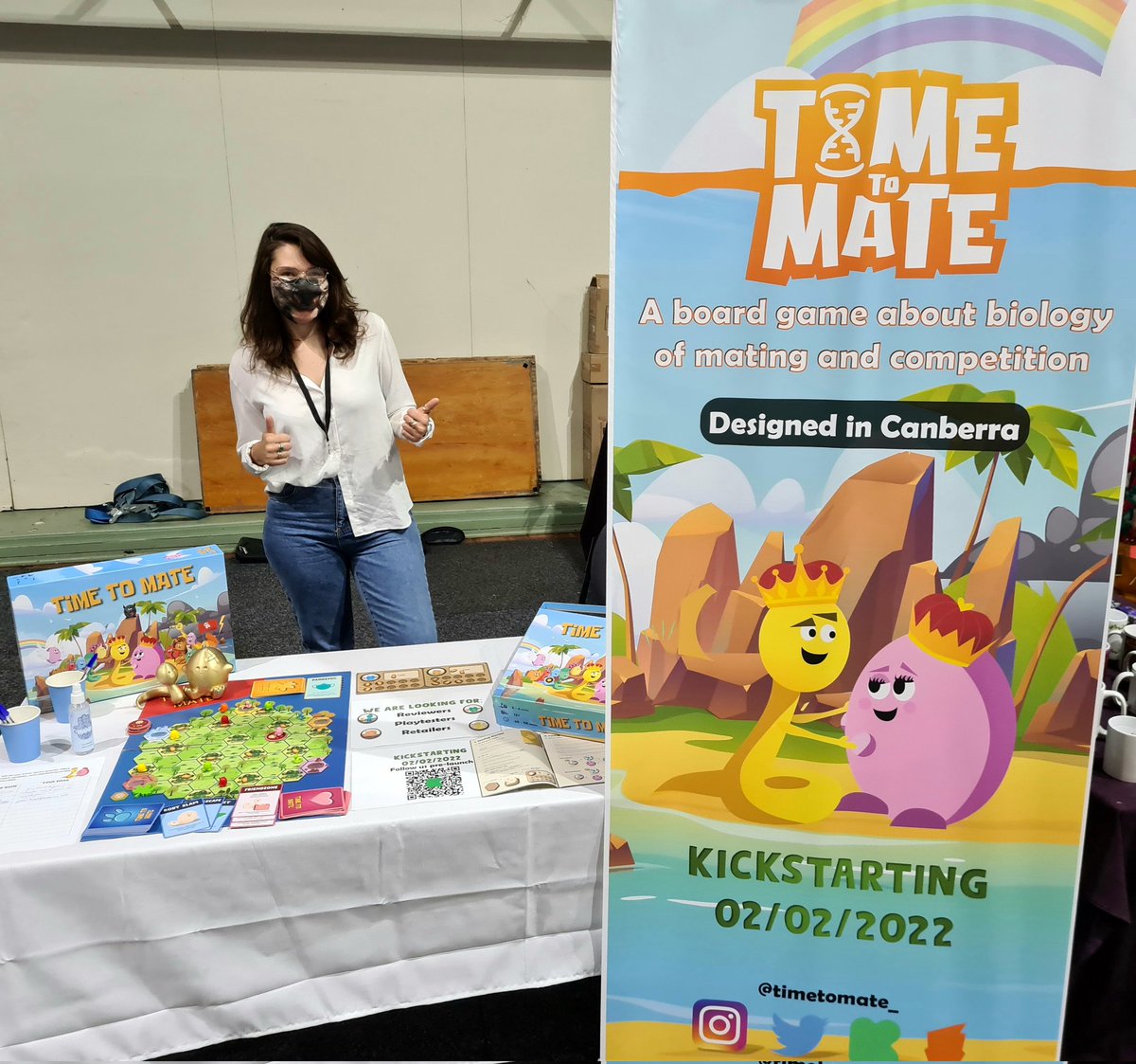 timetomate_'s tweet photo. #CanCon2022 Day 2. Today we quizzed 30+ people on basic biology and gave away prizes. We received a lot of great feedback, including some attention from @aetherworker ⏳💛 https://t.co/yTxRYJgBby