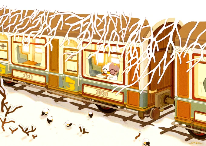 🚞 겨울 기차 여행... 
