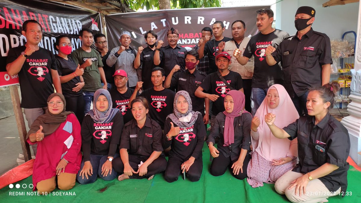 GanjarIndramayu's tweet photo. Pengurus Sahabat Ganjar (Saga) DPC Kabupaten Indramayu,
Mengadakan kegiatan silaturahmi  ngopi bareng. 
Minggu (23/1/2022) pagi, bertempat di Desa Kongsi Jaya, Kecamatan Widasari, Kabupaten Indramayu, Provinsi Jawa Barat, 
#GanjarIndramayu
#Sahabat #Ganjar https://t.co/iabqaxMEOF