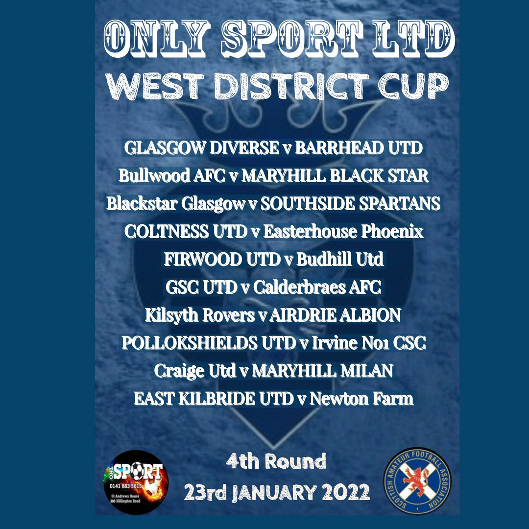 Good luck to our teams competing in <a href="/ScotAmFA/">Scottish Amateur FA</a> <a href="/OnlySportLTD1/">Only Sport LTD</a> 
West District Cup Today 💪⚽️