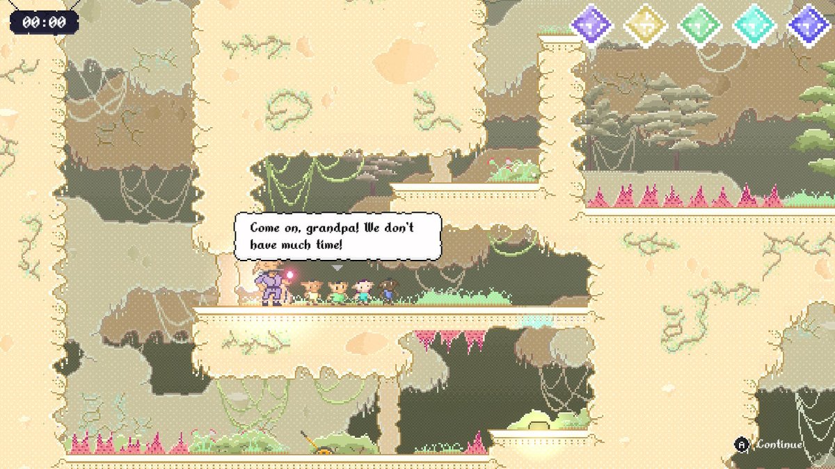 Jaconian's tweet photo. New set of stages in "The Present Time," nearing the end. #DobosHeros by @Colossus_Game &amp; @GramikGames for #IndieSelect https://t.co/D9Njj6WR5w