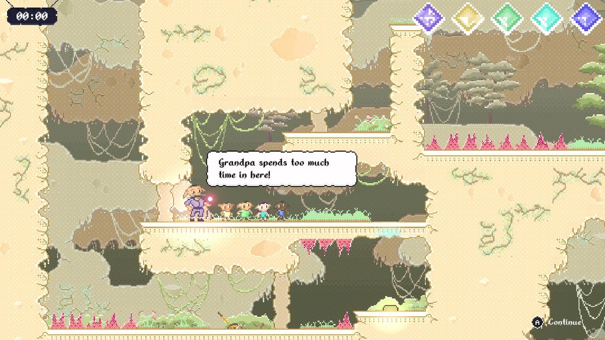 Jaconian's tweet photo. New set of stages in "The Present Time," nearing the end. #DobosHeros by @Colossus_Game &amp; @GramikGames for #IndieSelect https://t.co/D9Njj6WR5w