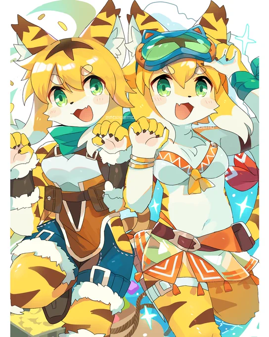 ダブルミアちゃん!#ワーフリ 