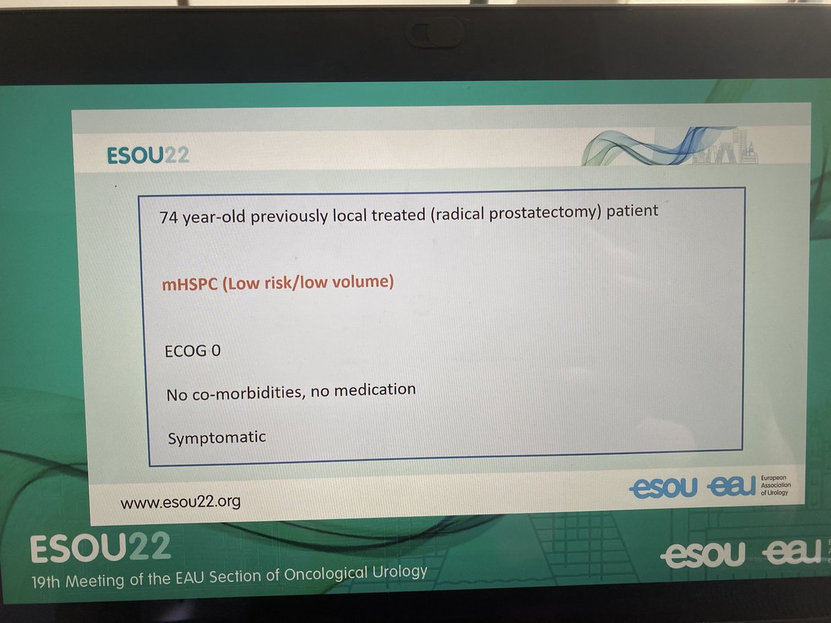 Jorge_GarciaRod's tweet photo. Patients for multidisciplinary approach #esou22 #metastaticprostatecancer https://t.co/d0EL4Vbv8A