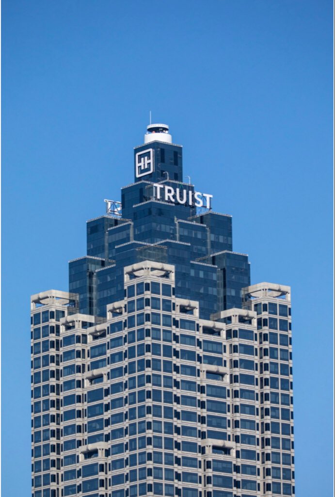 jcboyanton's tweet photo. Hey Atlanta, Truist looks good on you! https://t.co/vBn8whfNmZ