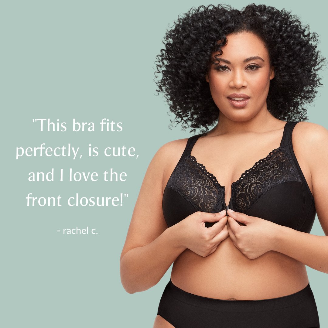 Glamorise on X: The WonderWire Front-Closure Bra is an instant favorite 🖤  P.S. — it's currently 25% off 🙌 Shop this bra ➡️    / X