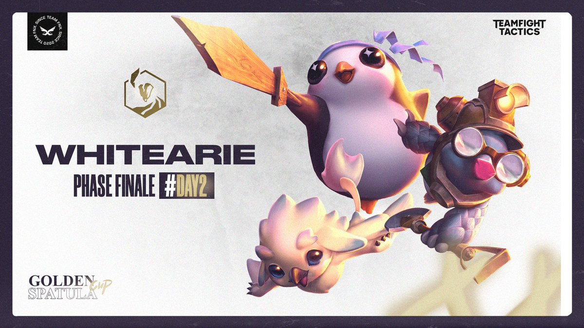 Hier soir notre joueur <a href="/WhiteArie__/">Whıte Arıe</a> s'est qualifié pour la seconde journée de la #GoldenSpatulaCup ! 🏆

Suivez ses parties en direct sur 👇
📺 twitch.tv/shaunz

#BurnWithFNX 🕊️