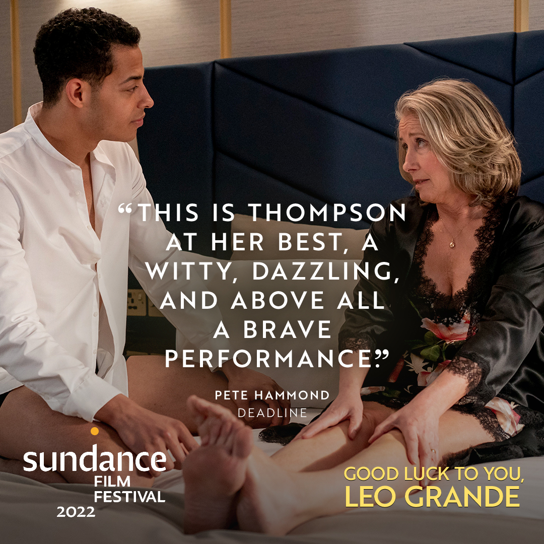 ‘This is Thompson at her best, a witty, dazzling. and above all brave performance that will undoubtedly be talked about.’ GOOD LUCK TO YOU, LEO GRANDE premiered at #Sundance with raving reviews. Coming soon. 
<a href="/sundancefest/">Sundance Film Festival</a>