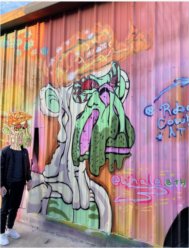 Gm! Mass adoption of NFTs is coming. The Austin community is growing 🚀 <a href="/rube_zilla/">rube.zilla</a> @DaddioEth <a href="/BoredApeYC/">Bored Ape Yacht Club 🍌</a> #BAYC #MAYC #Austin #ATX