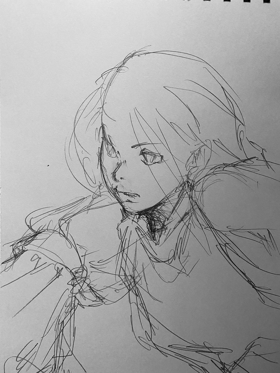 ラフスケッチのみ描きました😅
休みで気が抜けてしまってるみたいです😅
寝ます。
おやすみなさい😂
#イラスト
#illustration
#オリジナル
#Original
#イラスト好きさんと繋がりたい
#イラスト好きな人と繋がりたい