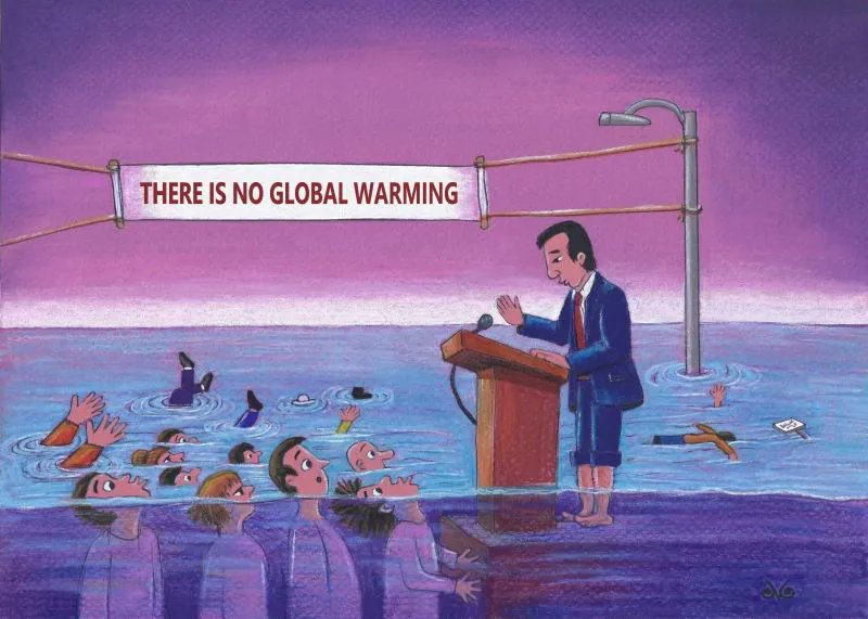 There is no global warming. Cartoon by @MenekseCam: cartoonmovement.com/cartoon/global… #climatechange #globalwarming #politician #lies #truth