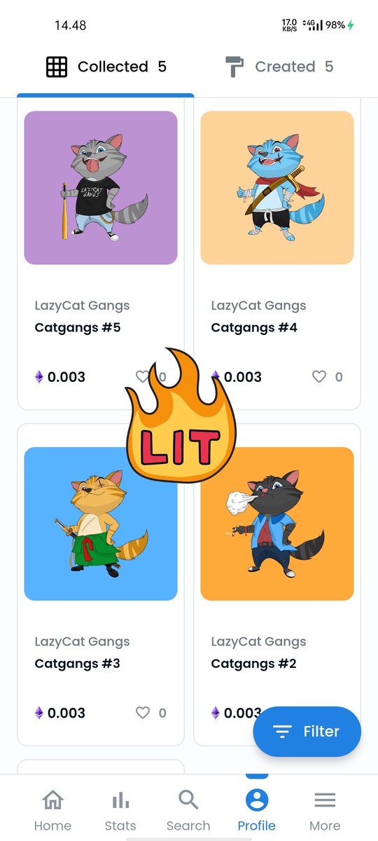 lazycatgangs's tweet photo. hello, my lazy cat costs only 0.003, hurry up before phase 1 runs out !!
Thanks😁

#NFT #NFTdrop #NFTProject #nftart #nftcollector #NFTCommmunity #NFTCollection #nftindonesia https://t.co/49GhvWDAnb