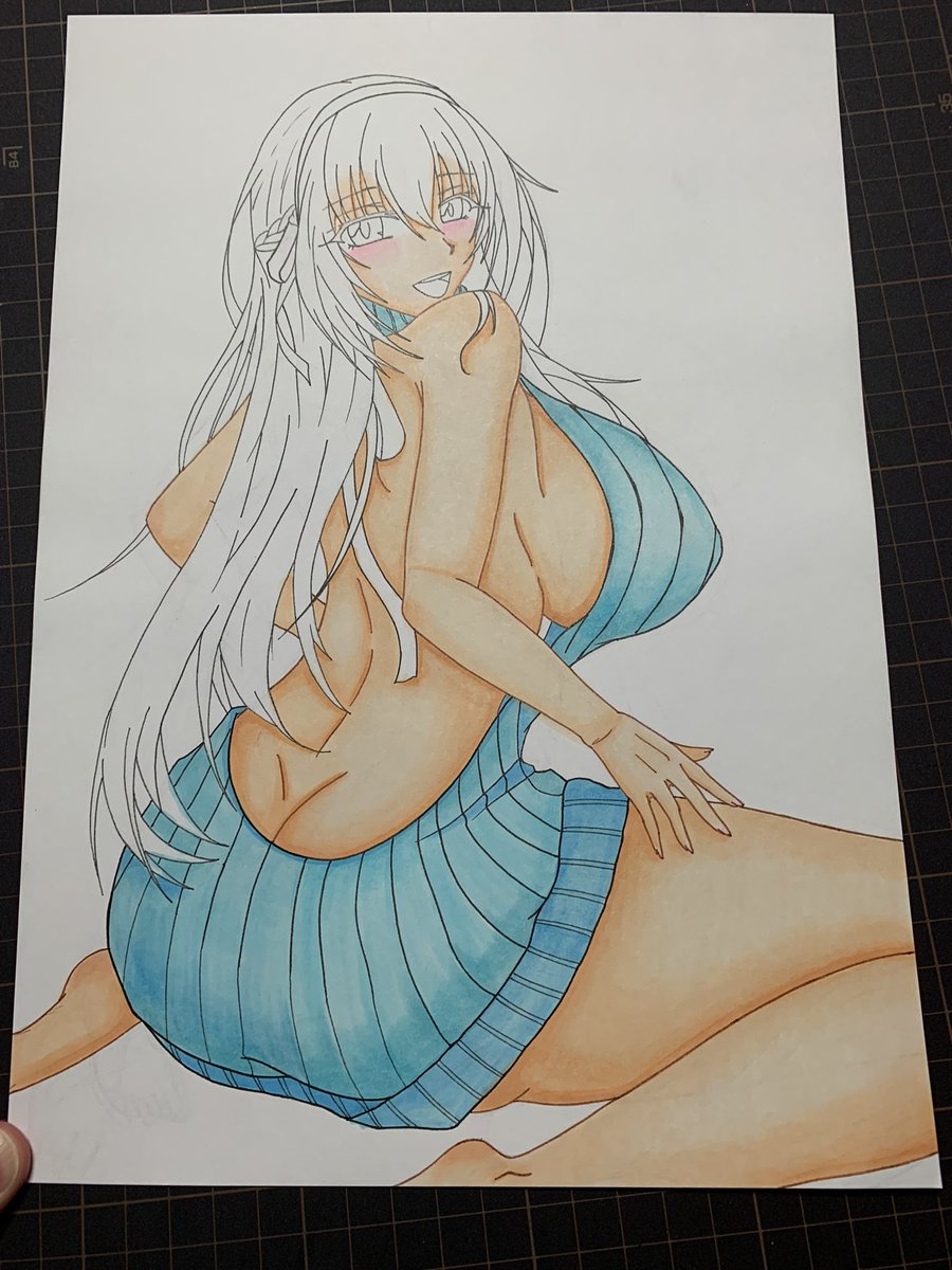 今日はここまでぇ 塗りで3時間くらい 肌はコピックで0 E0000 Yr0000 しにたい絵師みや 自己紹介は必ず読んでくださいのイラスト 今日はここまでぇ 塗りで3時間くらい 肌はコピックで0 E0000 Yr0000 しにたい絵師みや 自己紹介は必ず読んでくださいのイラスト