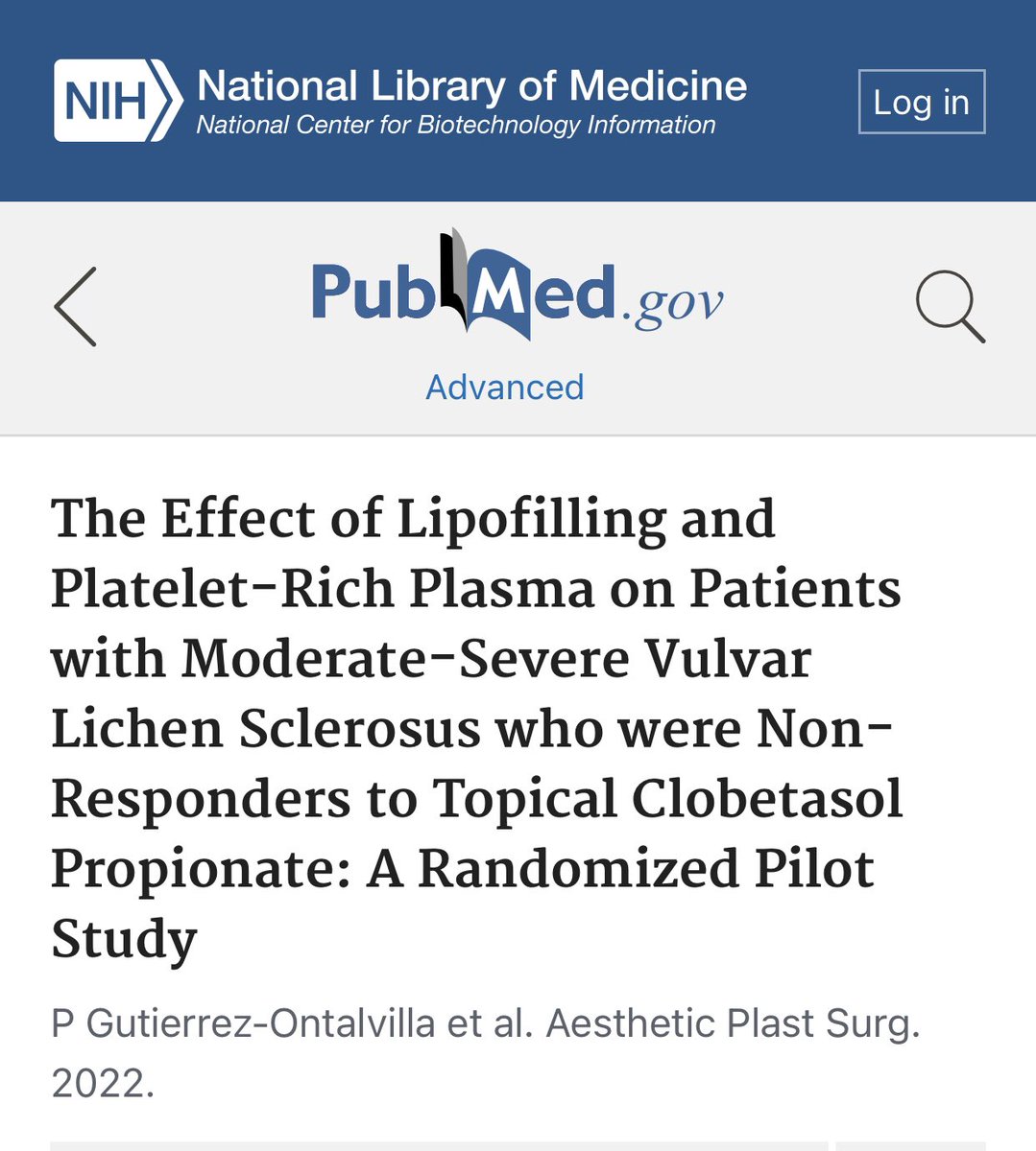 DraGutierrez's tweet photo. Los resultados de mi ensayo clínico comparando las pacientes con liquen escleroso vulvar no respondedoras al clobetasol y las pacientes tratadas con nanofat+PRP ya están publicados!
Todo esfuerzo y dedicación va hacia la mejorara de la calidad de vida de las pacientes afectadas. https://t.co/njoNi1wIxP