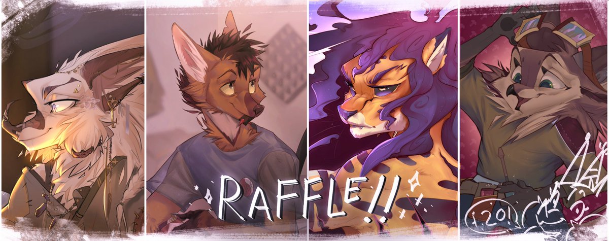 🎉🌟BIRTHDAY RAFFLE!!!🌟🎉

To celebrate my birthday I want to do a raffle of a full color bust!

To enter:
✨Follow me
✨RT this post
✨Leave a comment (optional)

If we reach 2K followers there will be two winners.

💜Ends February 1st💜

Good Luck!!!
#furry #furryart #raffle