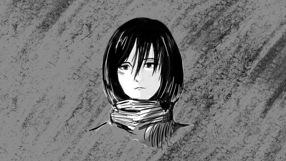 Camsxx97's tweet photo. I made some little changes #AOT #mikasa https://t.co/KeMtPp7xPe