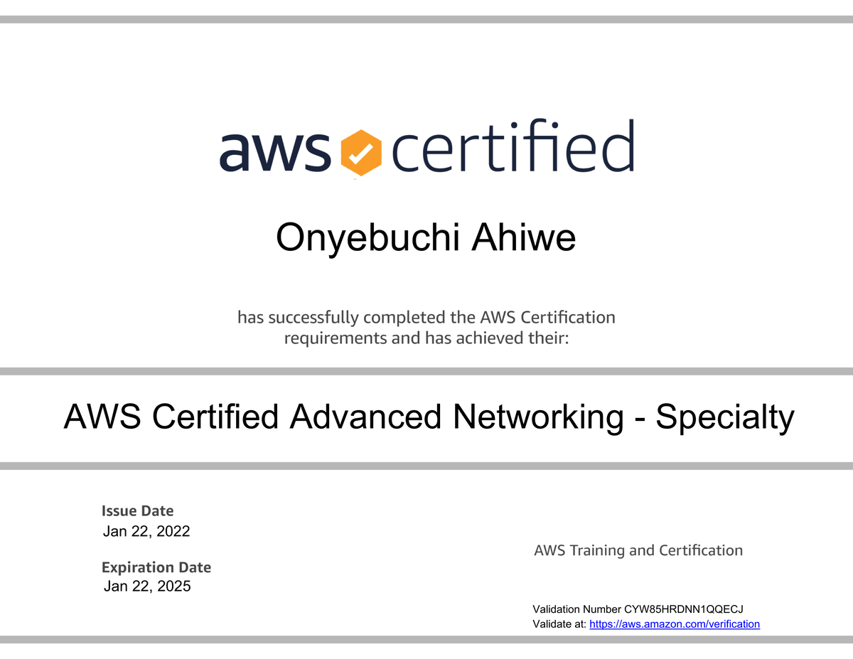 vahiwe1's tweet photo. 8 down!!!
Great way to start the year.
Thanks to @adriancantrill for his course on https://t.co/DVrD4VSCHU, @jonbonso for the practice exams on @tutorialsdojo, and the @Whizlabs team.
#AWS #cloudnetworking #cloudcertification https://t.co/pahZltlpno