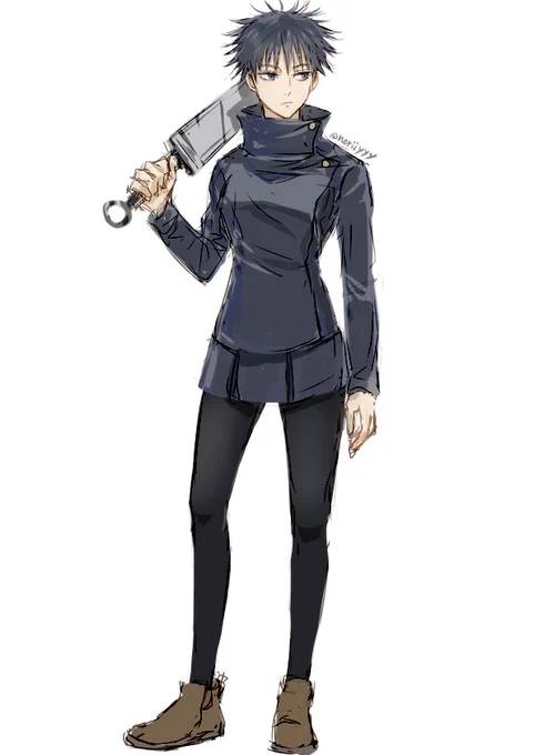 縦長にすると切れちゃうのか(同じ絵上げないで
※女体化注意 