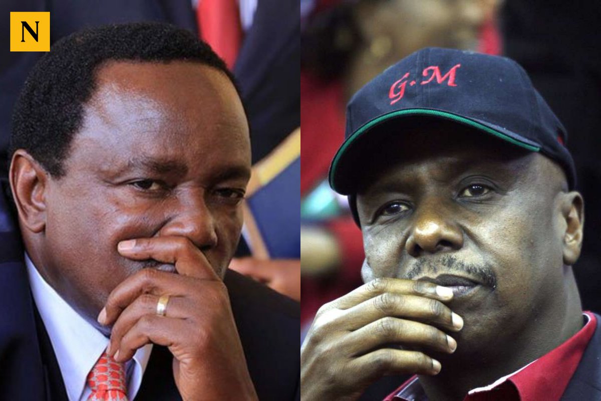 OKA PRINCIPALS Kalonzo Musyoka and Gideon Moi walk out of ANC NDC at Bomas of Kenya after MPs allied to DP Ruto's party UDA walk in.