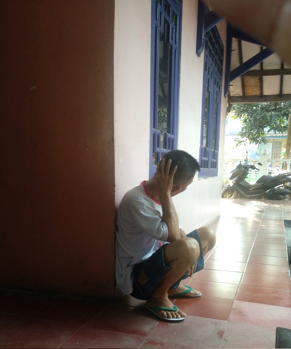 He's thinking about his life and the future ..
