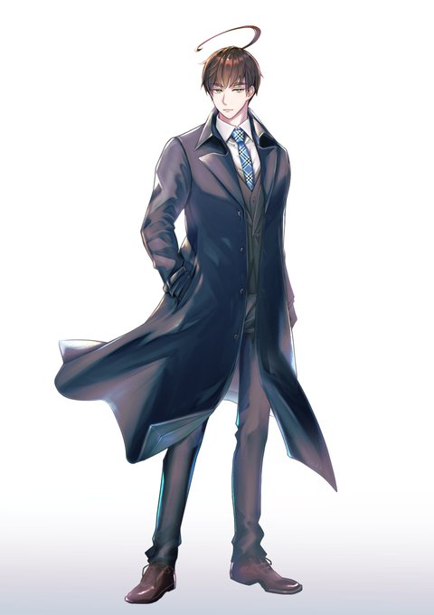 ロングコートのtwitterイラスト検索結果