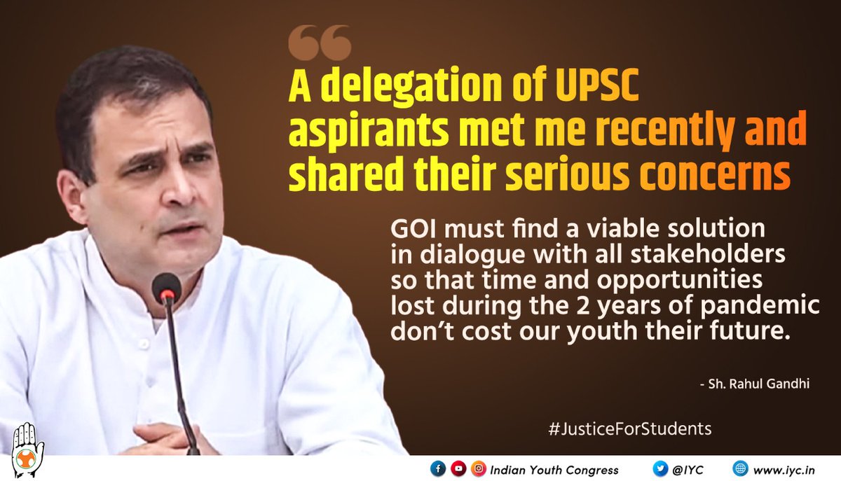 praghuvanshi's tweet photo. Policies are made based on ground realities.
#UPSCExtraAttempt 
#JusticeForStudents 
@PMOIndia @narendramodi @AmitShah @DrJitendraSingh @DoPTGoI https://t.co/MJB70I3wFc