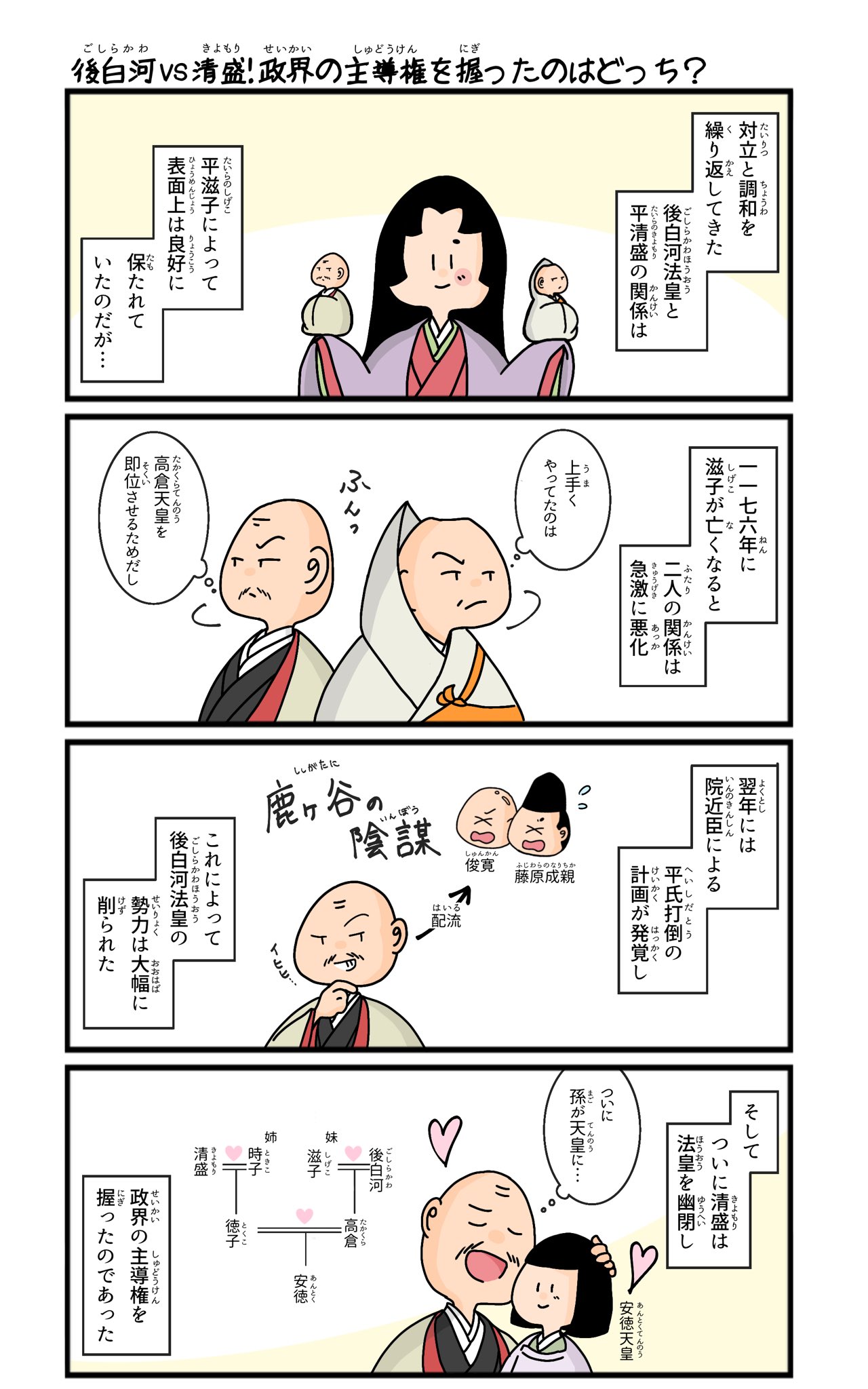 マツイ 日本史4コマ漫画 Machui Chan Twitter