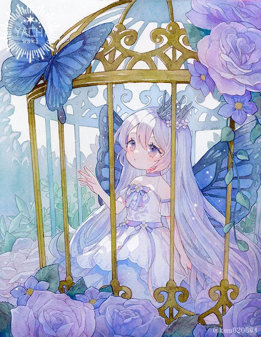 【わたしに似た子】🦋

#水彩 