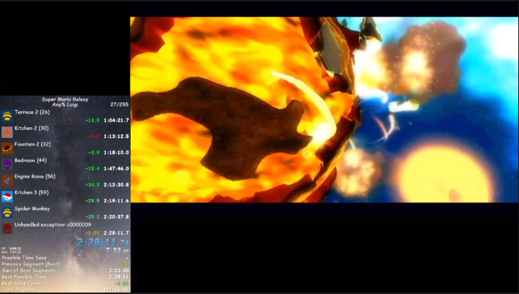 Lachurs's tweet photo. I finally hit one of my long term goals in smg1 going to push this down further and may push for sub 6 120 luigi. https://t.co/eT0qWkKvgs