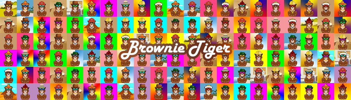 DevFalconApp's tweet photo. Brownie Tiger collection! 
👉 https://t.co/lZKnz1cMPx

#NFT #NFTdrop #nftcollector #digitalarts #collectable #characterart https://t.co/NEXBj5sbTA