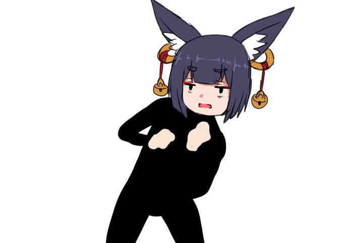 惨華ちゃんに反省を促すシショーの舞 