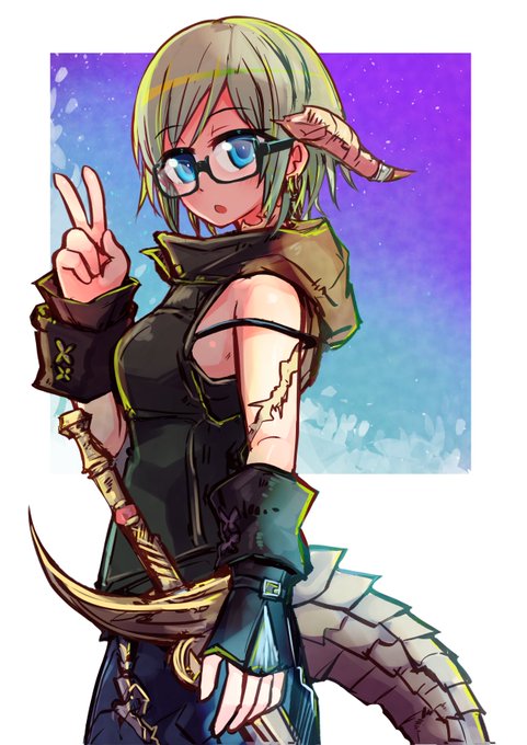 動かすようにFF14うちのこをちょっと加筆しました
#FF14 