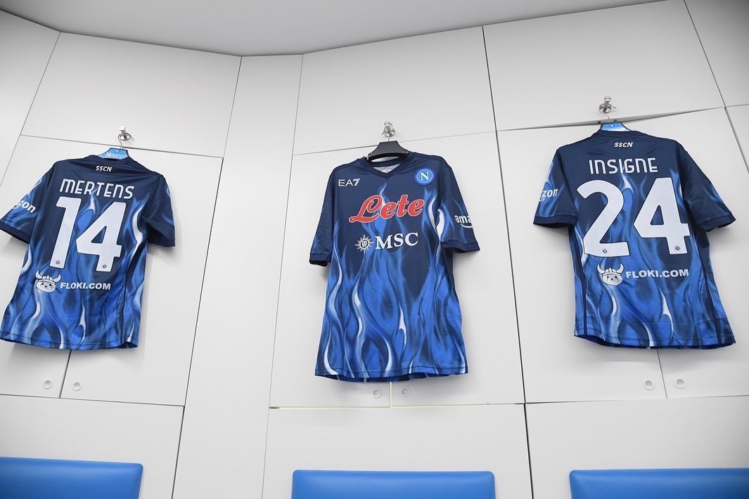 Napoli Fire Up New 'Flames Kit' — Club's 10th Outfield Kit This