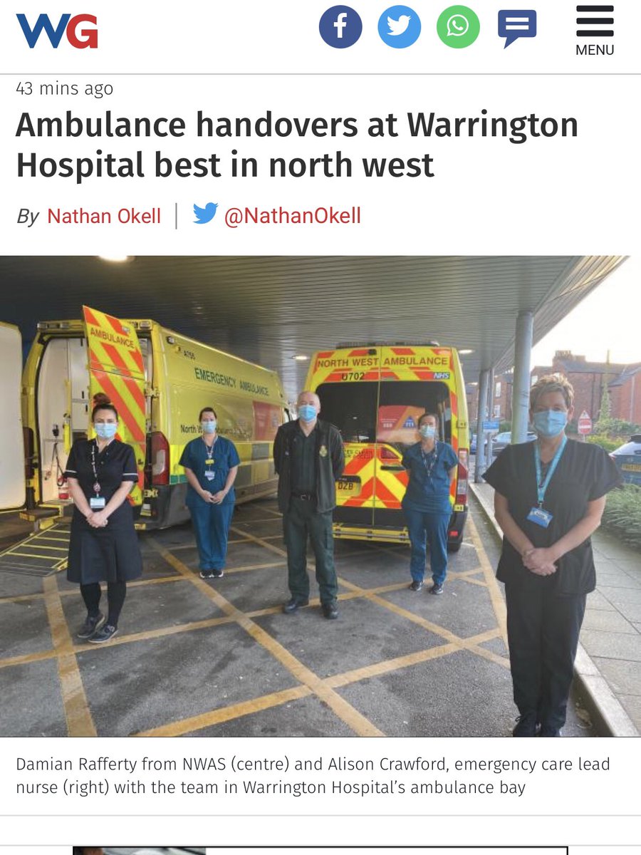 Just outstanding well done team <a href="/WHHNHS/">WHH 🏥</a> <a href="/EmergencyWhh/">WHH Emergency Department</a>