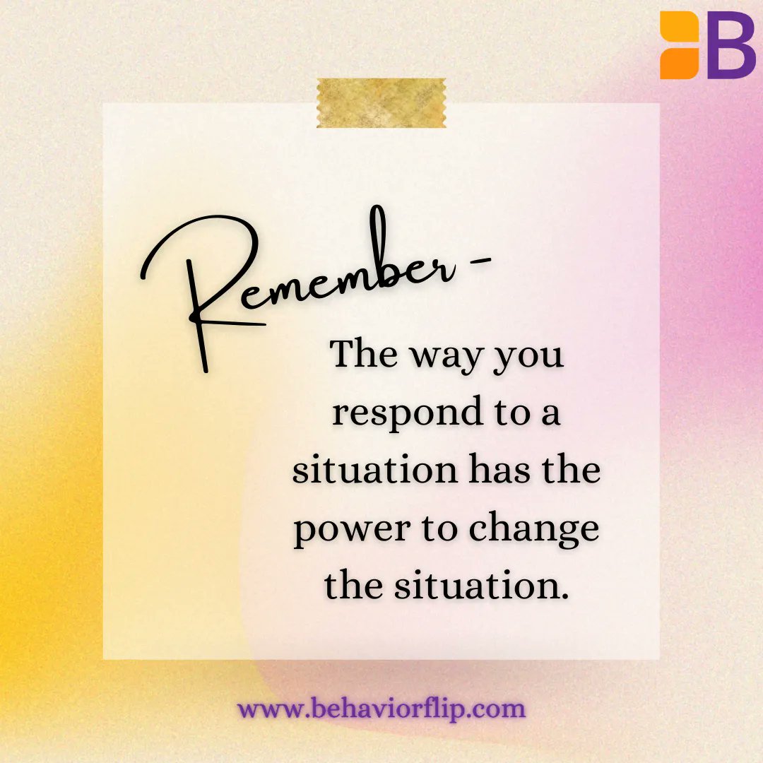 You have the power to change a situation - 🙌 
🌐 behaviorflip.com 
#behaviorflip #restorativepractices #traumainformed #socialemotionallearning #growthmindset #pbis #SEL #relationshipsfirst #behavioraldata #behaviormanagement #classroommanagement