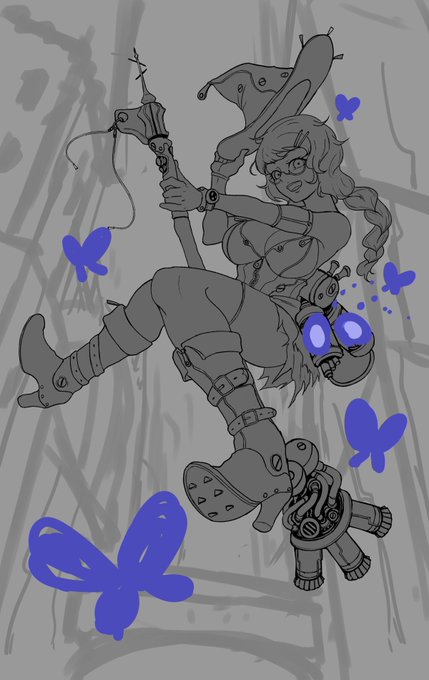 今回は背景も頑張る
でも書き込みに比例してクリスタが露骨に重くなっていくのでPC君ももっと頑張ってほしい 