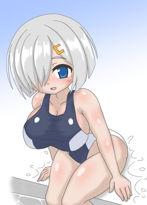 プールサイド浜風さん 