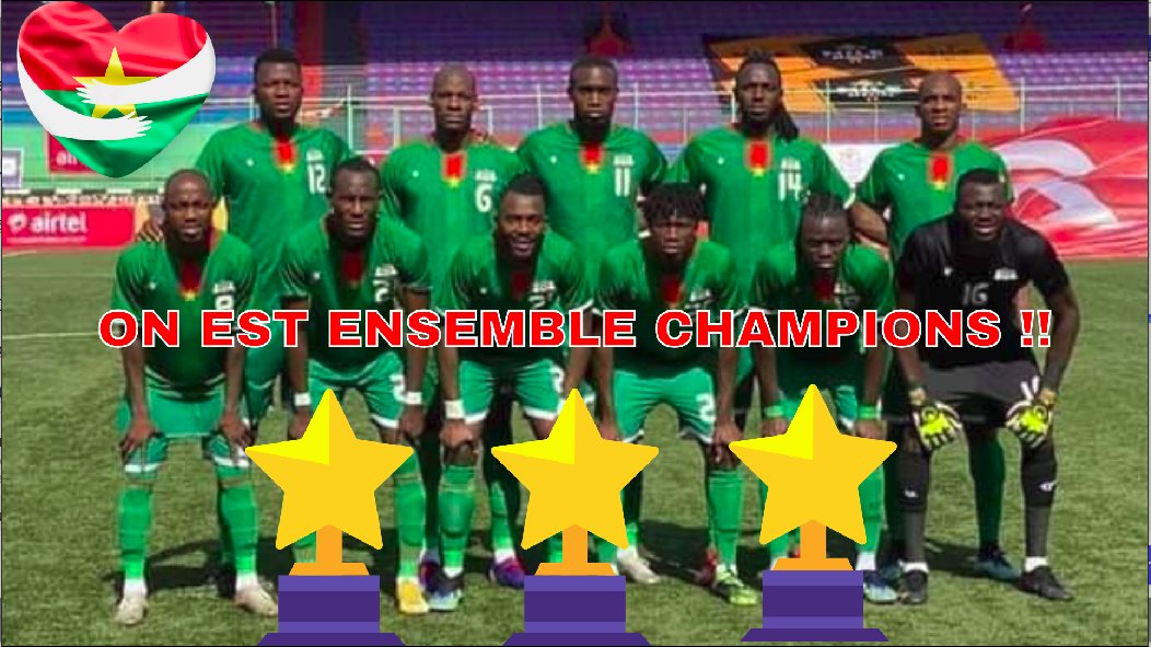 diarra_alice's tweet photo. Les meilleurs ! 

Allez les Etalons, rendez nous fiers !!

#AFCON2021 #CAN2021 #Burkina #Gabon https://t.co/pl0aGtyx8k